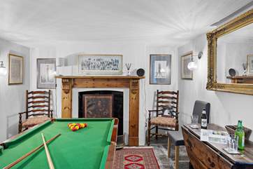 The snooker room offers hours of fun should you need a day at the house.