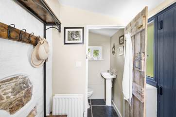 The hall and downstairs WC.
