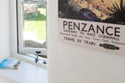 Penzance is a short drive away. Full of local shops and a delightful harbour to stroll past.
