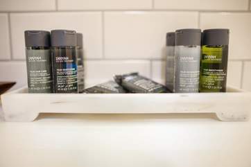 Toiletries are always a welcome treat.