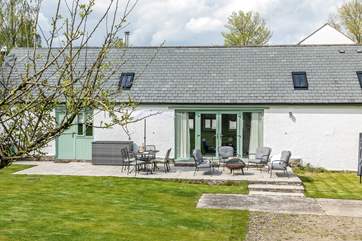 Enjoy the evening sun in the outside seating areas.