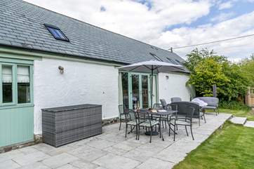 Enjoy the fresh Devonshire air in the fabulous garden.