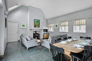 Relax in the welcoming, open-plan living space.