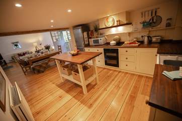 The kitchen is fully equipped for you to cook up a storm.