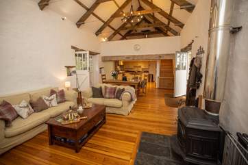 The room benefits from a mezzanine offering a games-area with table-football.