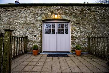 After your arrival we are sure this will become your main front door.