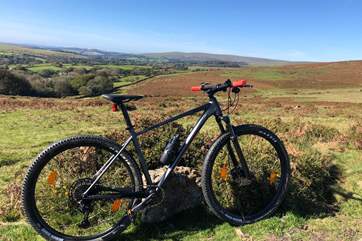 With Dartmoor and the Drake Trail minutes from the barn, remember there is an outhouse to keep your bikes safe and secure.