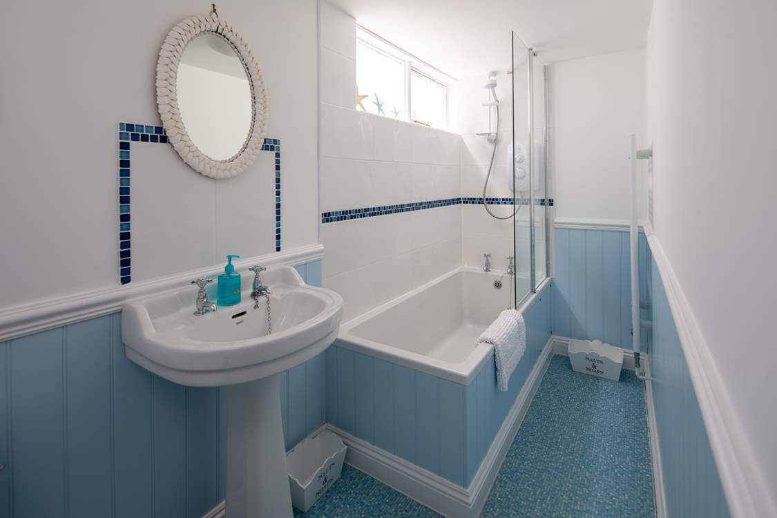 The bathroom.