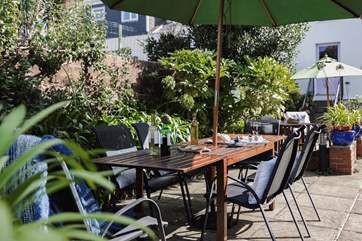 The perfect spot to enjoy a spot of dining al fresco in the sun.