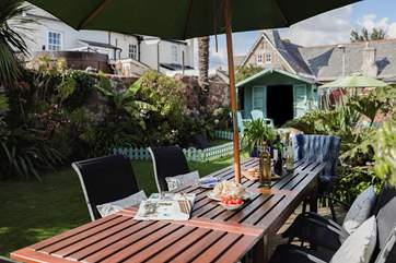 A lovely spot for outdoor dining.