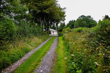 From your front door you can head off along the public path which in truth will be your private walk.