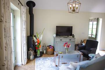 The open plan living area offers luxury throughout with no detail overlooked.