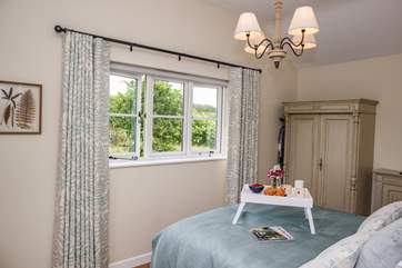 Professionally-made blackout curtains will ensure a good night's sleep after a day of walking and exploring.