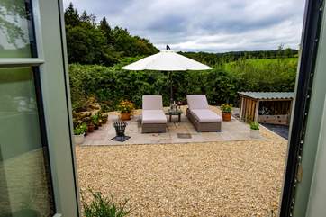 The sun terrace from the front door will be enjoyed for hours especially with a glass of bubbles.