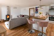 Pretty pastel tones create a calming atmosphere.