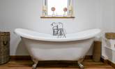 Relax in the roll-top bath - there is room for two.  - Thumbnail Image