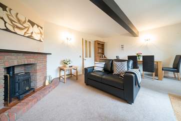 Sit back and relax in the sitting/dining-room, with coal-effect gas fire.