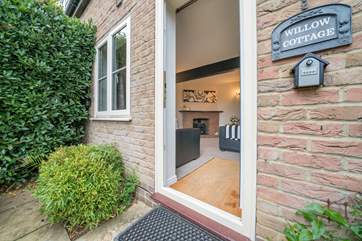 There is a central resident's car park for Willow Cottage, approximately 50 yards away.