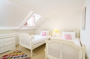 This pretty twin room is on the third floor.