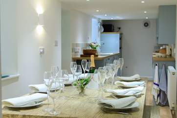 The kitchen/dining-room is certainly the heart of the home.