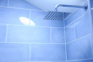 On the ground floor you will find a super useful shower-room.