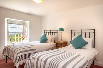 The third bedroom is a twin bedded room.