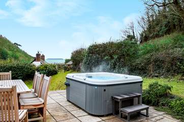 Or to chill out in the hot tub.