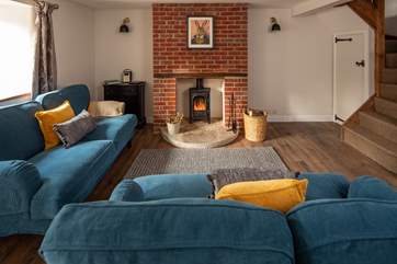 Light up the wood-burner and enjoy cosy evenings.