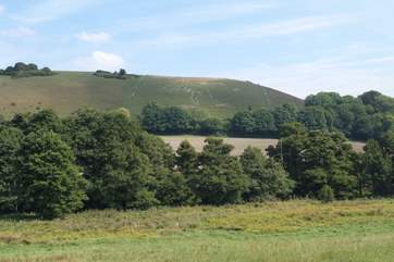 The Cerne Abbas Giant is a stone's throw away.
