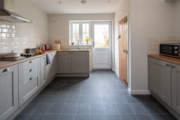 The kitchen has all you need to cook a holiday feast.