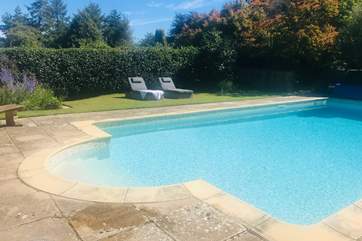 Children and adults alike will delight in this heated pool.