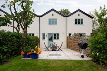 Enjoy al fresco meals on your private patio.