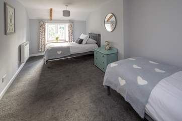 Children will love this bedroom.