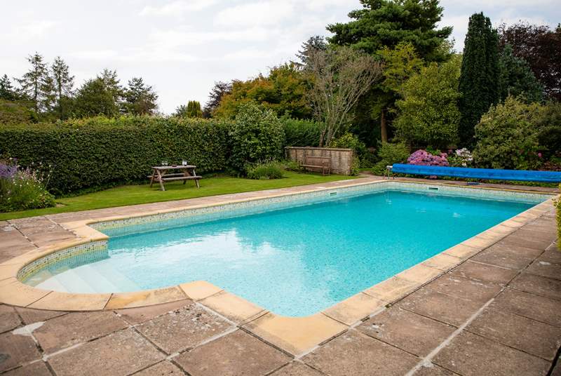Have a swim in the heated pool - bliss! The pool is open from May - September.