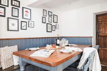 The dining-area is just next to the kitchen; perfect for bringing out those special holiday meals.