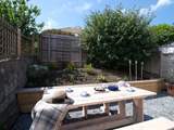 There are three choices for al fresco dining, the rear terrace gets the evening sun.
