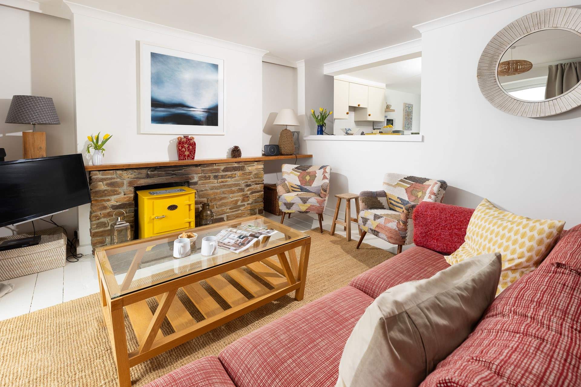 Relax and enjoy a slow morning in the cosy sitting-room.