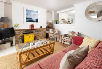 Relax and enjoy a slow morning in the cosy sitting-room.