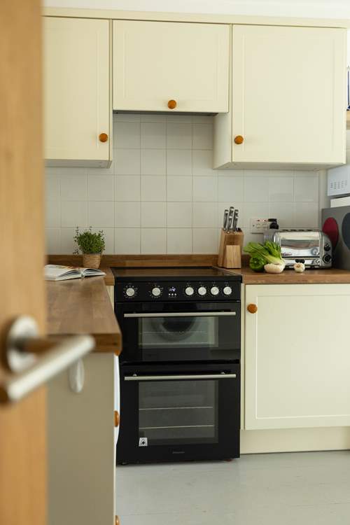 The kitchen has all you need to cook up a delicious meal.