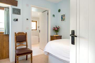 Bedroom 4 has direct access to a family bathroom.
