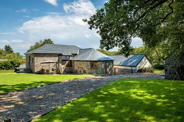 The Mowhay basking in the glorious sunshine.