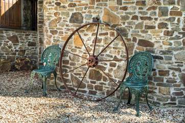 Items from the barn's agricultural past.
