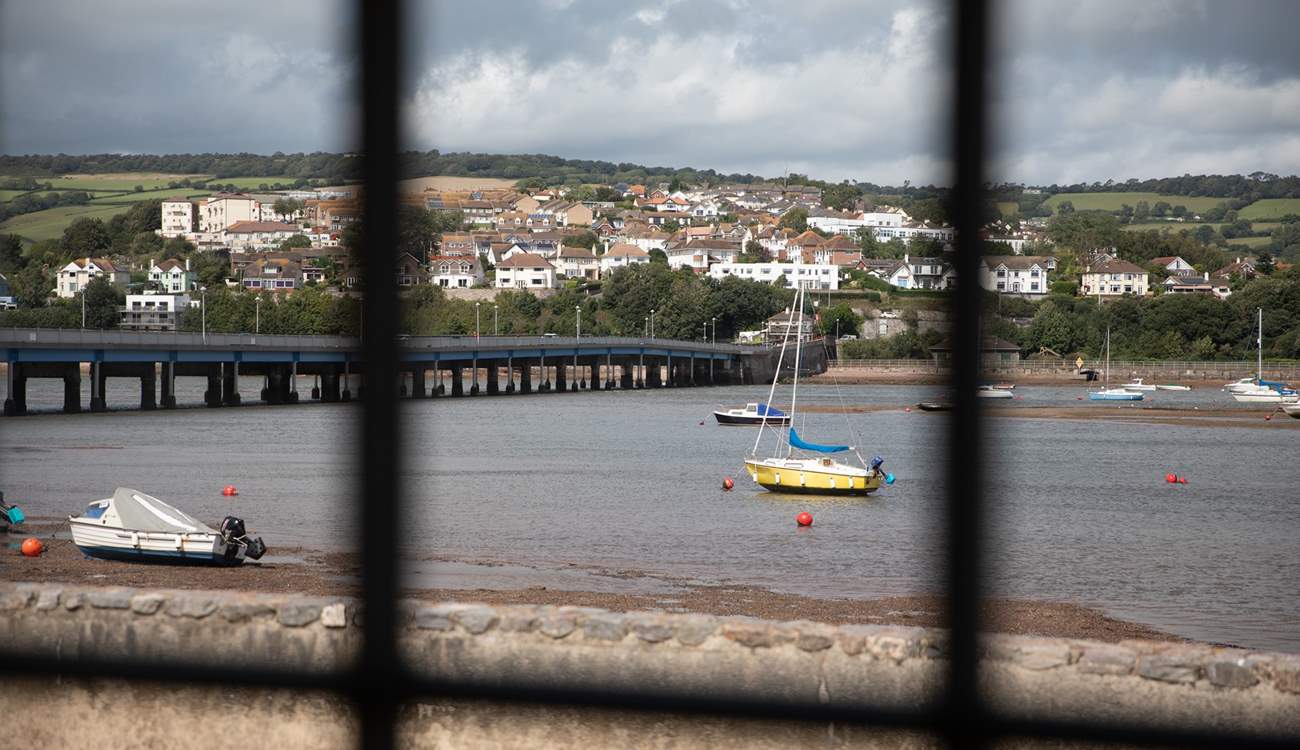 A sneaky close up peek of your view from the sitting-room window. The water looks great even at low-tide.