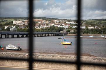 A sneaky close up peek of your view from the sitting-room window. The water looks great even at low-tide.