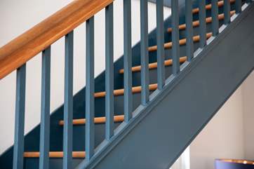 These glorious stairs link the two floors.