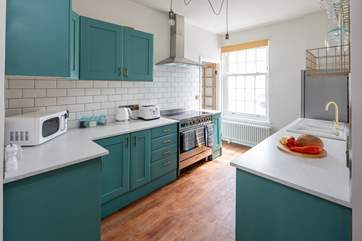 The kitchen offers a great space to whip up a feast.