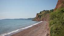 One of the many beaches which you can get to on foot from Mintons.