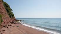 Stunning unspoiled beaches of Shaldon.