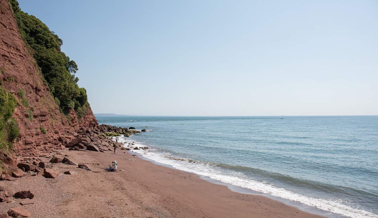 Stunning unspoiled beaches of Shaldon.