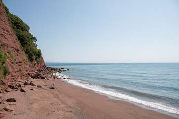 Stunning unspoiled beaches of Shaldon.